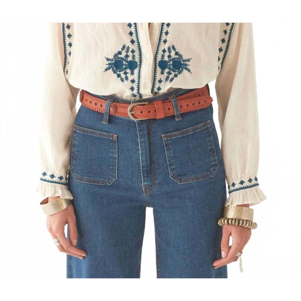 NEW MAISON HOTEL philippa blouse in panna cotta